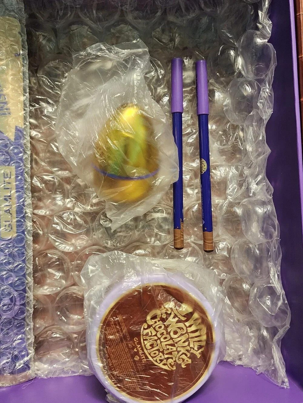 Glamlite X Willie Wonka & The Chocolate Factory PR Box FULL Collection. Rare!